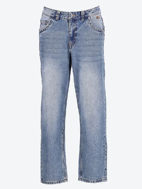 Classic relaxed denim pants