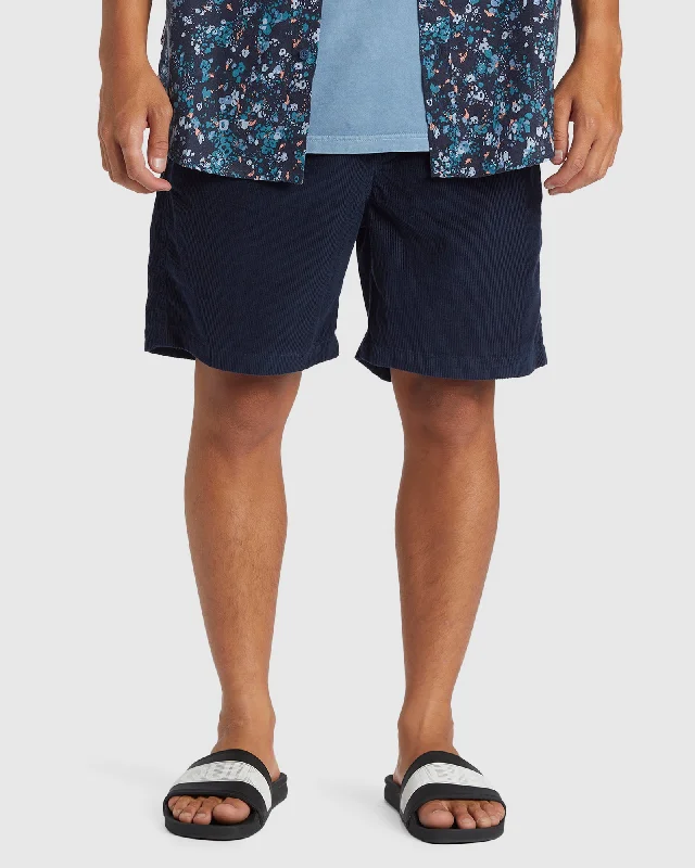 Mens Taxer Cord Corduroy Walk Shorts