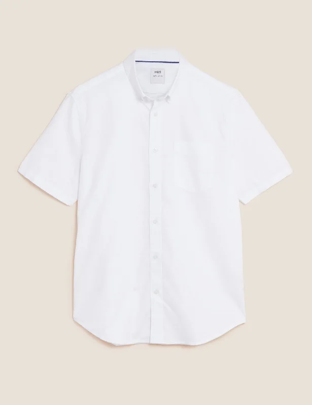 2pk Pure Cotton Oxford Shirts