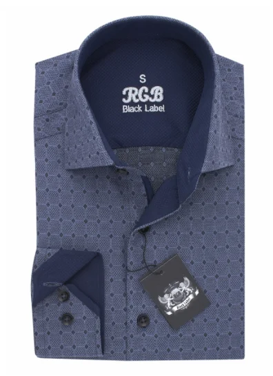 Dark Blue RGB Sport Fit Casual Shirt