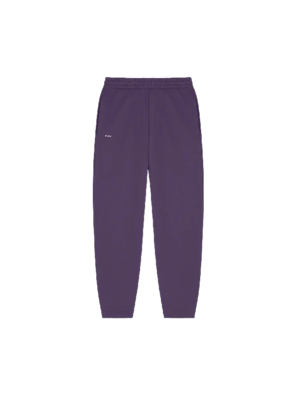 Mens DNA Barrel-Leg Track Pants—blackberry