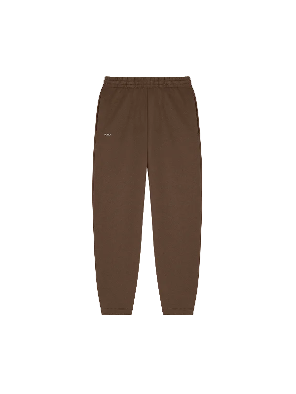 Mens DNA Barrel-Leg Track Pants—cacoa brown