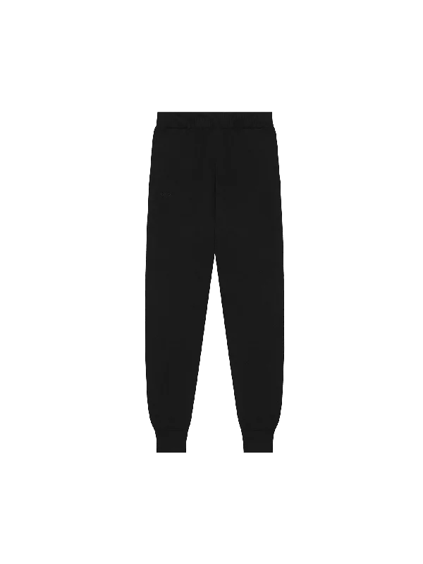 Mens DNA Knitted Track Pants—black