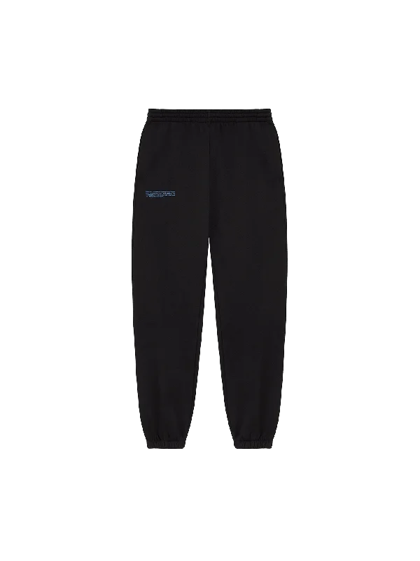 Mens In Conversion Cotton Track Pants—black