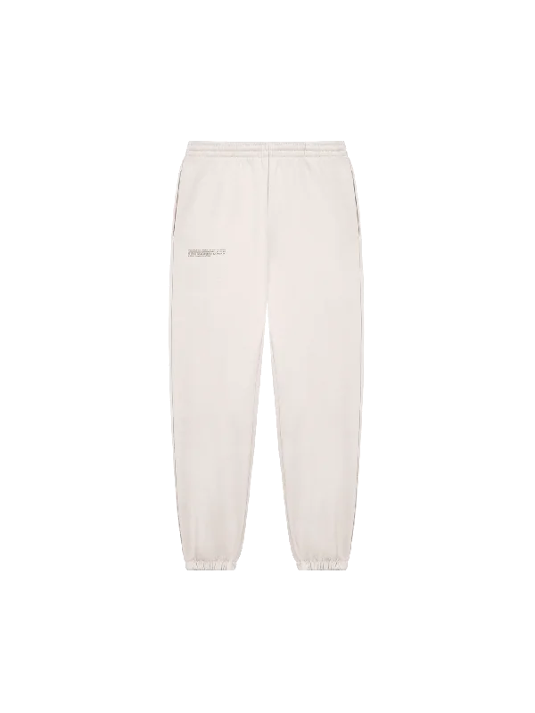 Mens In Conversion Cotton Track Pants—cotton white