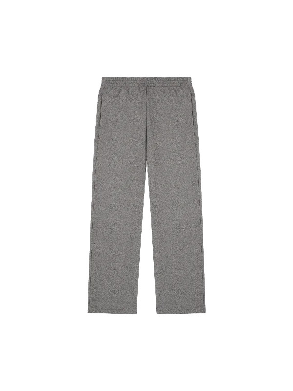 Mens Recycled Wool Jersey Wide-Leg Track Pants—volcanic grey