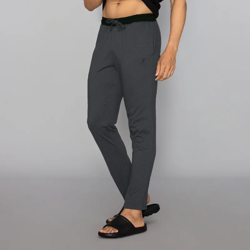 Nova Cotton Rich Track Pants Anchor Grey