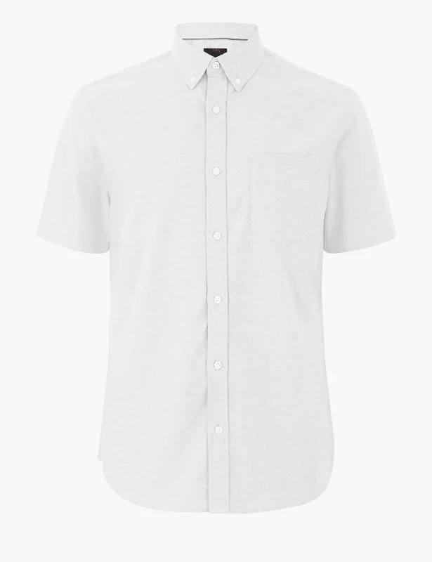 Pure Cotton Oxford Shirt