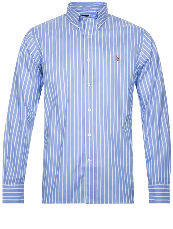 Long Sleeve Dress Shirt Blue