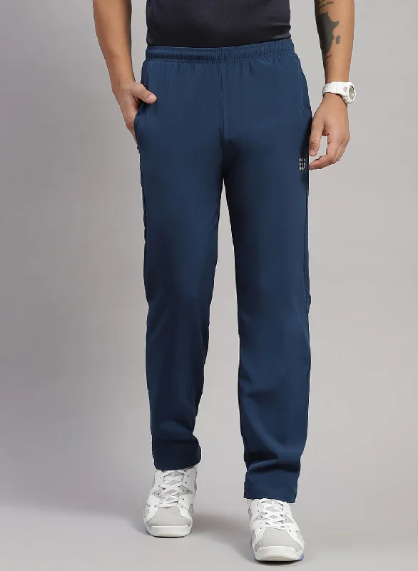 Men Blue Regular Fit Lower