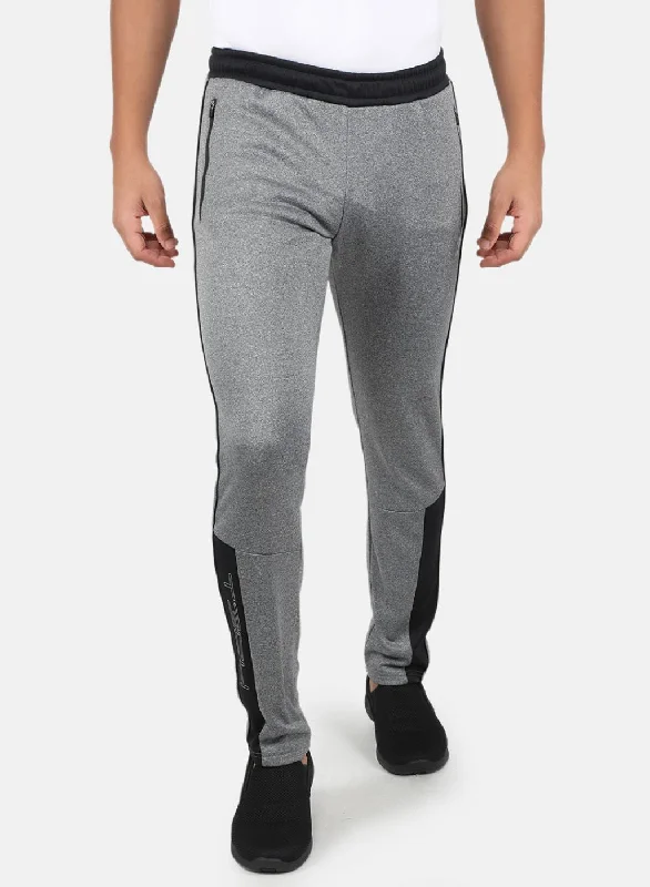 Men Grey Smart Fit Track Pant