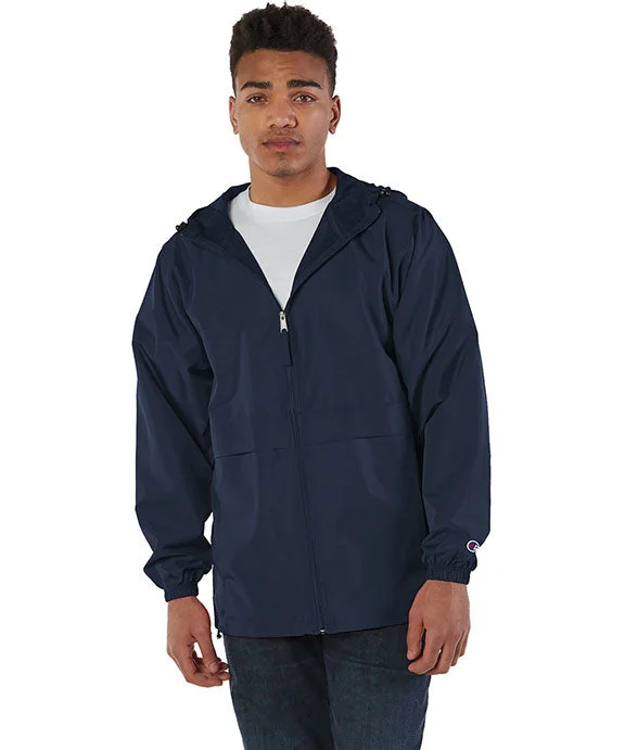 CO125 - Champion Adult Full-Zip Anorak Jacket | Navy