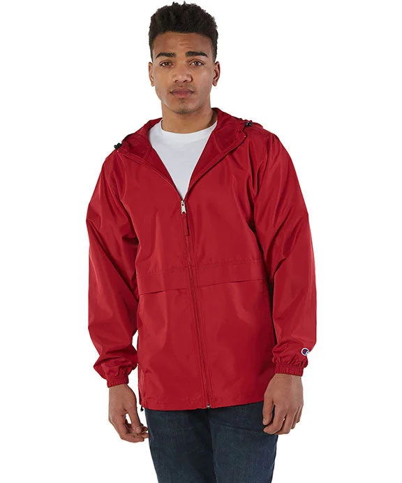 CO125 - Champion Adult Full-Zip Anorak Jacket | Scarlet