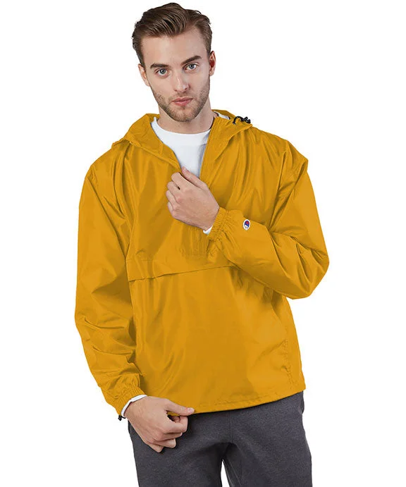 CO200 - Champion Adult Packable Anorak 1/4 Zip Jacket | Gold