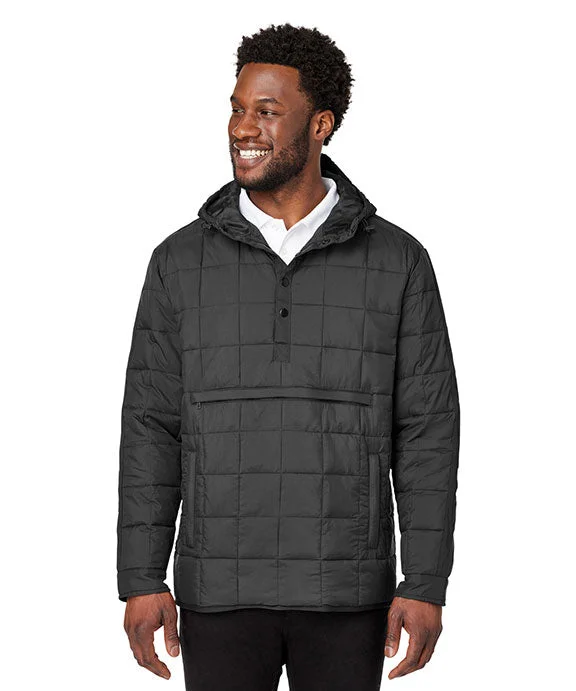 NE722 - North End Unisex Aura Packable Anorak | Black