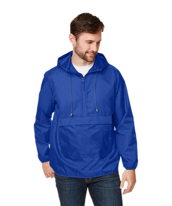 TT77 - Team 365 Adult Zone Protect Packable Anorak Jacket | Sport Royal