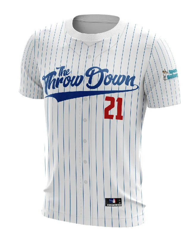 Baseball Throwdown Tournament 2021 Jersey Limited - Blue