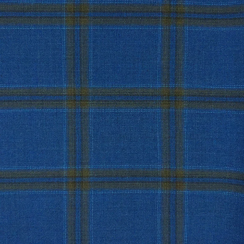 Blue With Bronze Windowpane