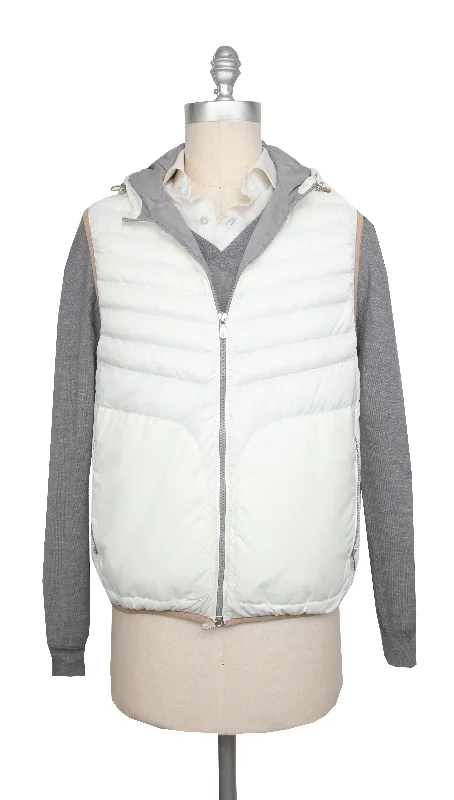 Brunello Cucinelli White Jacket Vest