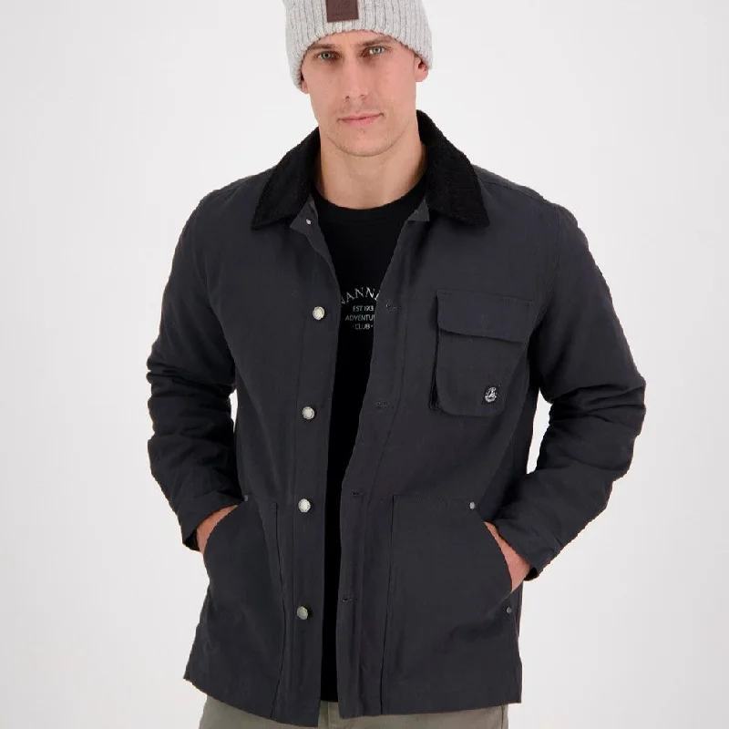 Barrytown V2 Canvas Work Jacket - Charcoal