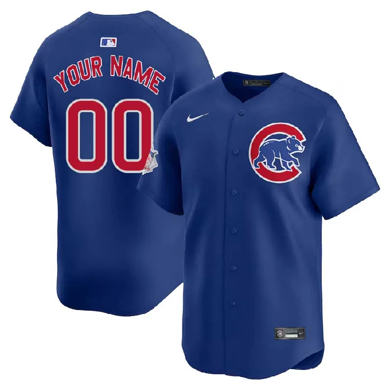 Chicago Cubs Customized Alternate Nike Vapor Limited Replica Jersey W/ Authentic Lettering