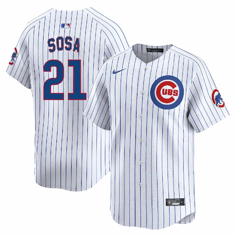 Chicago Cubs Sammy Sosa Nike Home Vapor Replica Jersey With Authentic Lettering