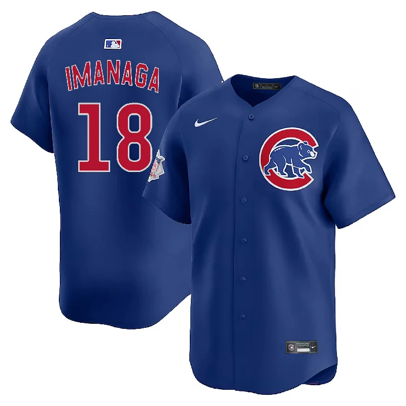 Chicago Cubs Shota Imanaga Nike Alternate Vapor Limited Jersey W/ Authentic Lettering