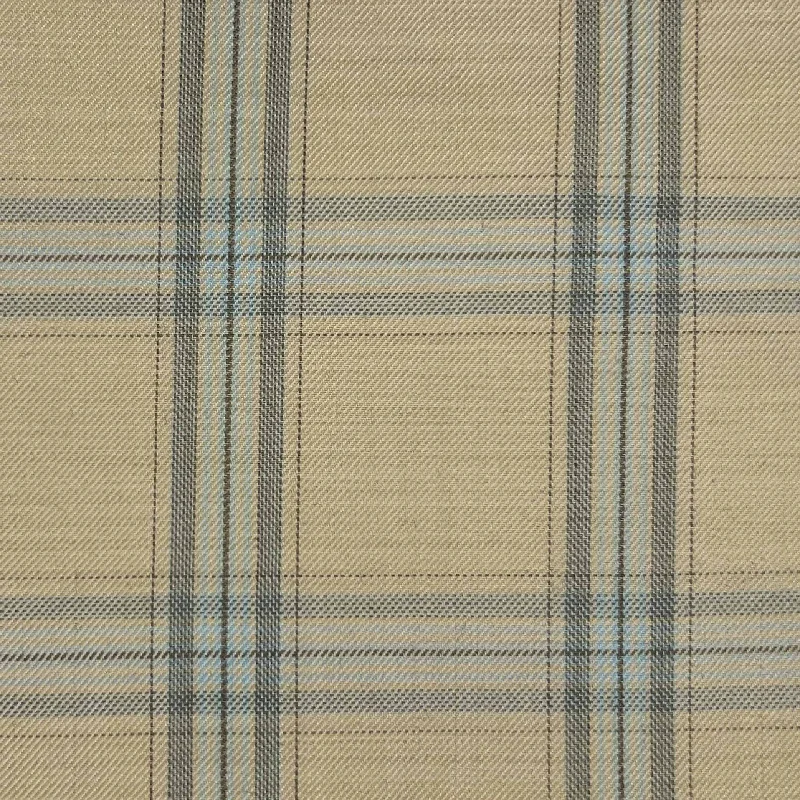 Cream With Brown Plaid