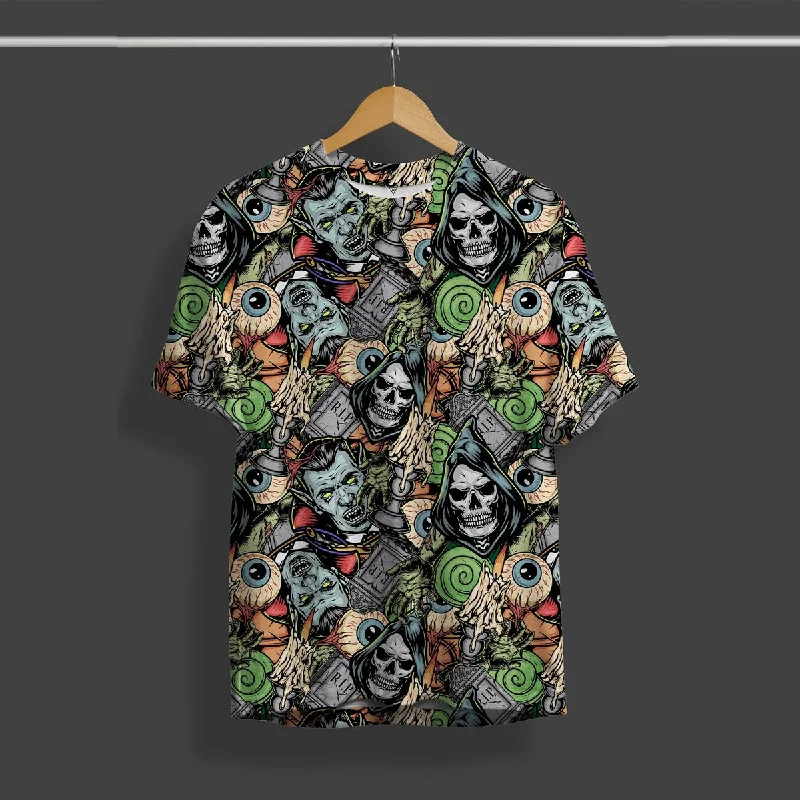 Ghost Rider All Over Print T Shirt for Men's