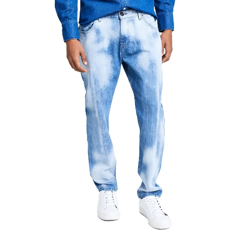 INC Mens Tapered Mid-Rise Straight Leg Jeans