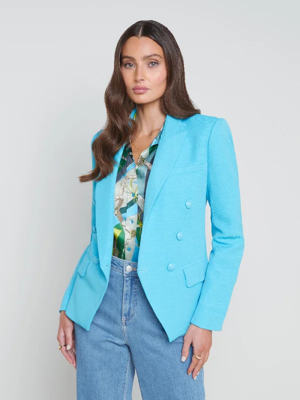 Kenzie Cotton-Blend Blazer