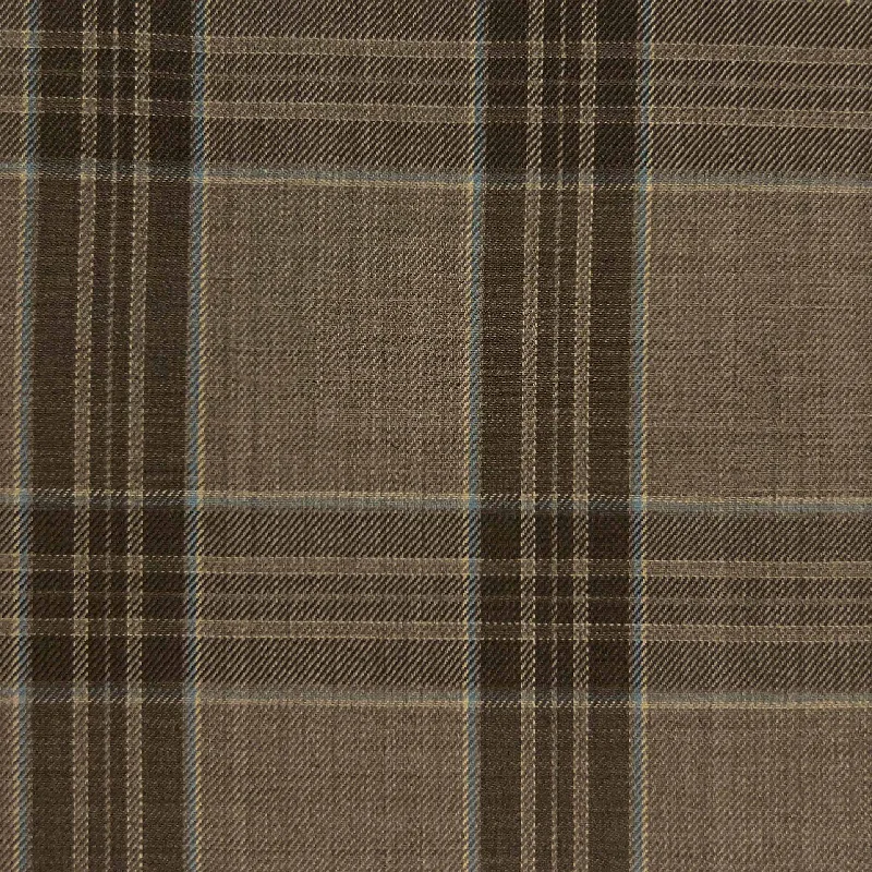 Mocha With Chocolate Brown Plaid