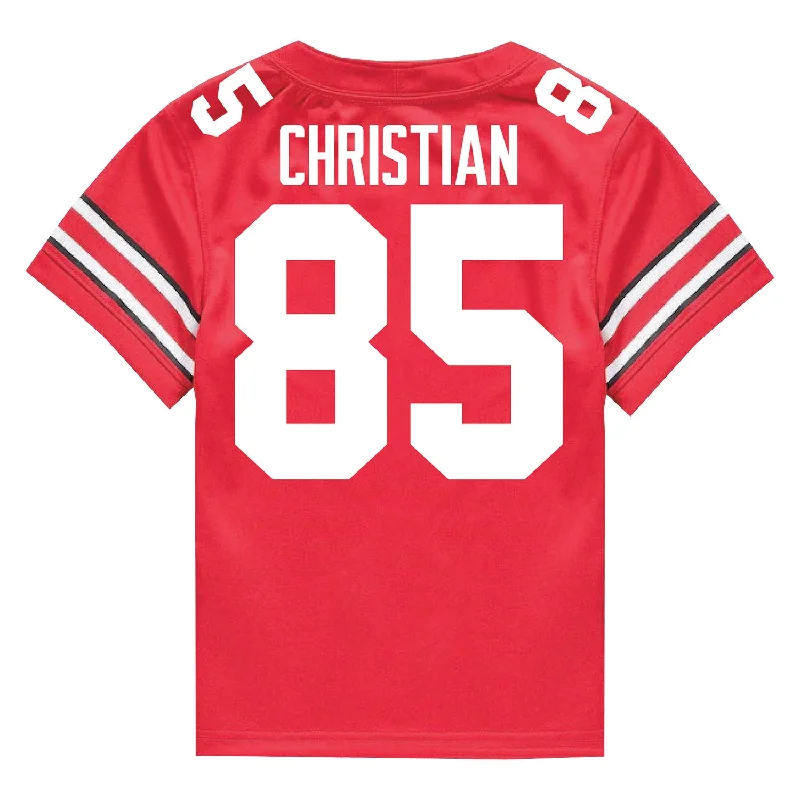 Ohio State Buckeyes Nike #85 Bennett Christian Student Athlete Scarlet Football Jersey