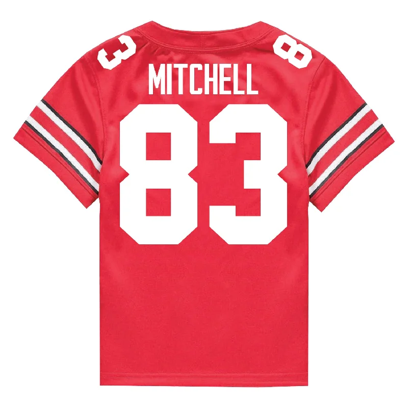 Ohio State Buckeyes Nike #83 Joop Mitchell Student Athlete Scarlet Football Jersey