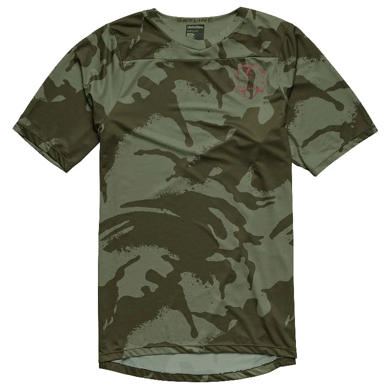 Skyline SS Jersey Shadow Camo Olive