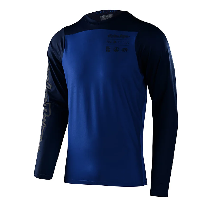 Skyline LS Chill Jersey Mono True Blue