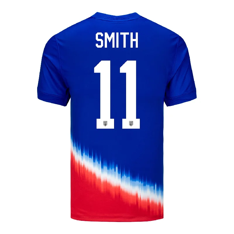 Men's Nike USWNT 2024 American Icon Away Smith 11 Stadium Jersey