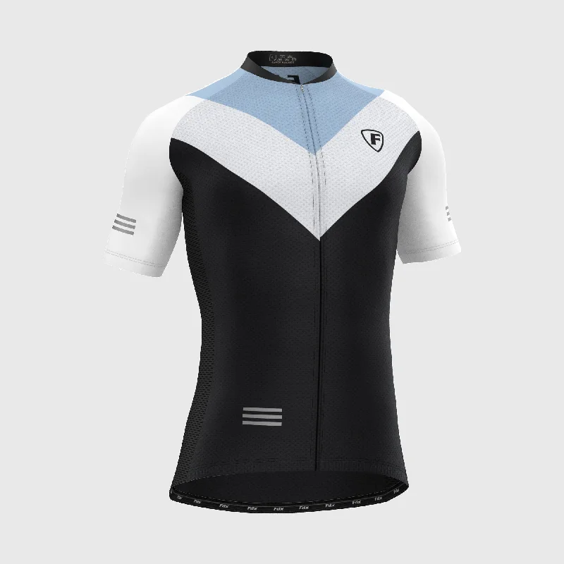 Fdx Velos Blue Men's & Boy's Short Sleeve Summer Cycling Jersey