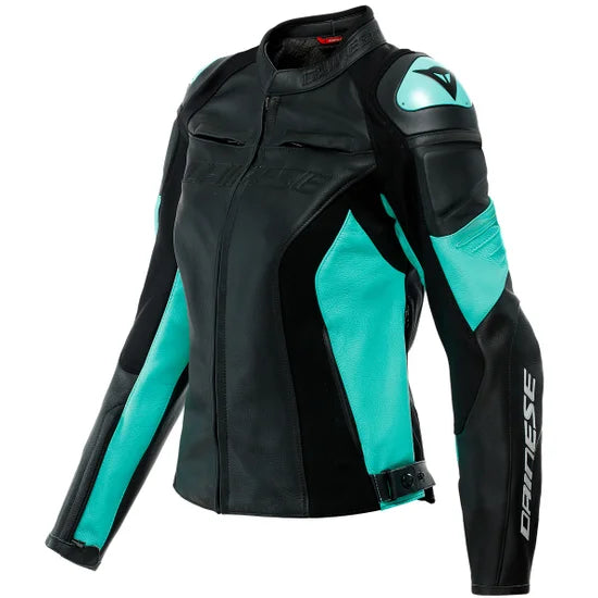 CUIR DAINESE LADY RACING 4 NOIR AQUA VERT