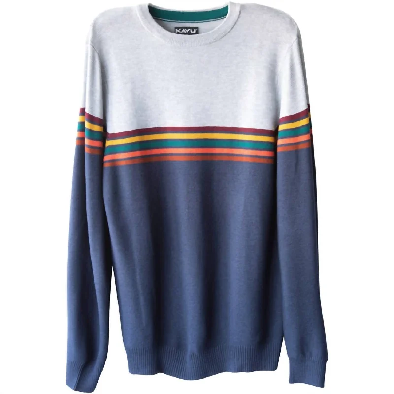 Arlberg Crew Neck Sweater In Navy