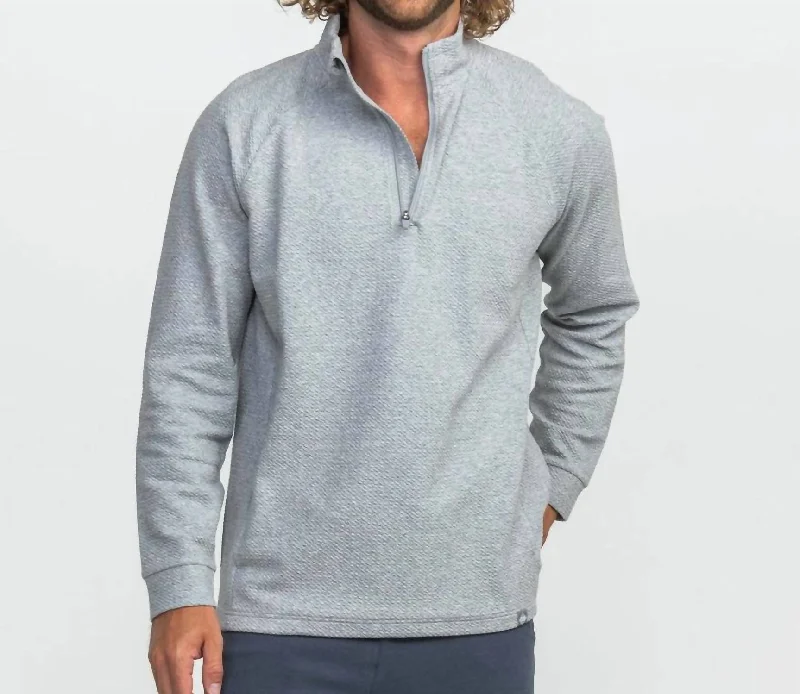 Dallas Performance Quarter Zip Pullover In High Rise