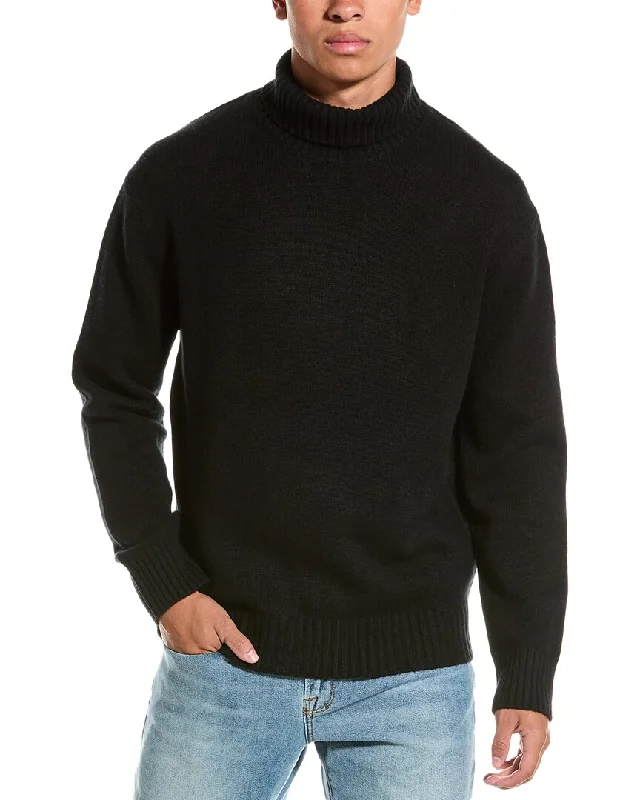 FRAME Denim Turtleneck Cashmere Sweater