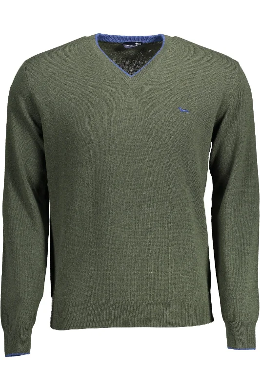 Harmont & Blaine Chic V-Neck Sweater with Contrasting Men's Details