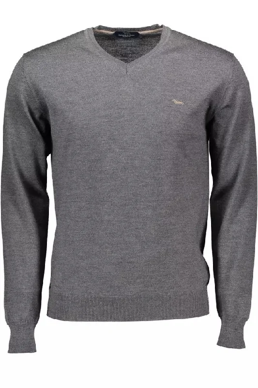 Harmont & Blaine Chic V-Neck Woolen Men's Men's Sweater