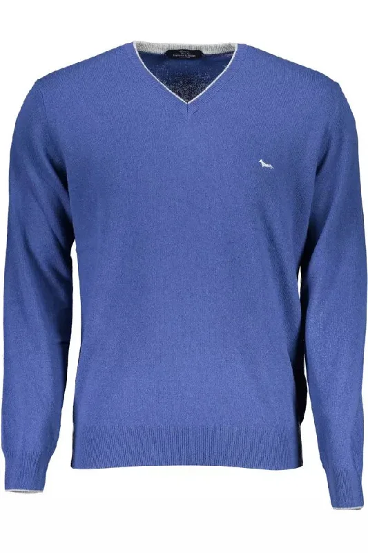 Harmont & Blaine Dapper V-Neck Sweater with Contrasting Men's Details