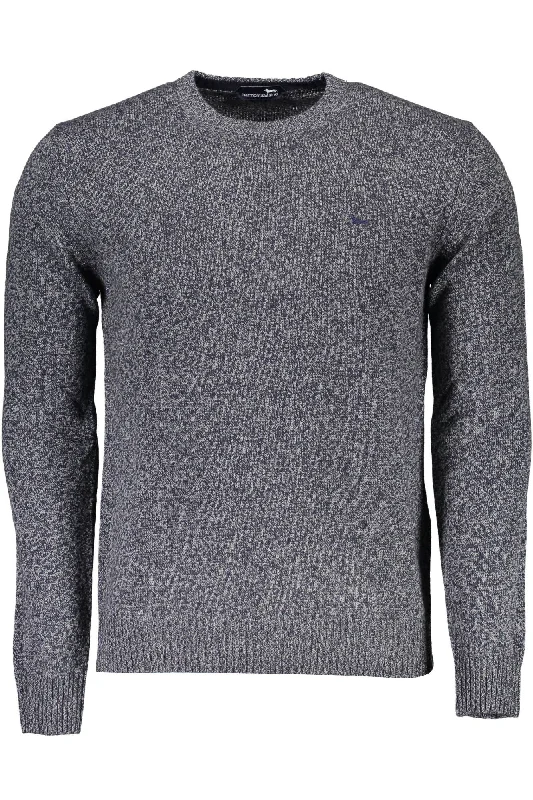 Harmont & Blaine Elegant Crew Neck Sweater with Contrasting Men's Details