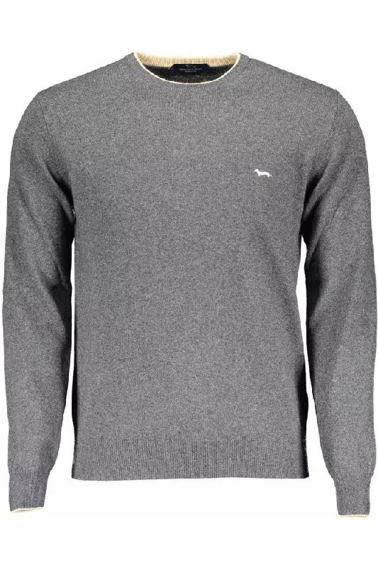 Harmont & Blaine Elegant  Sweater with Contrasting Men's Details