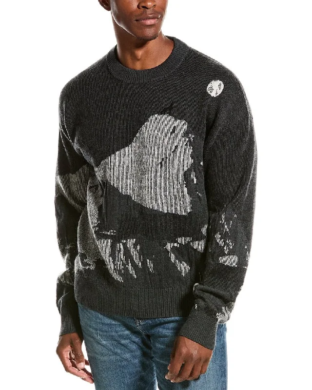 HUGO Hugo Boss Wool & Mohair-Blend Crewneck Sweater