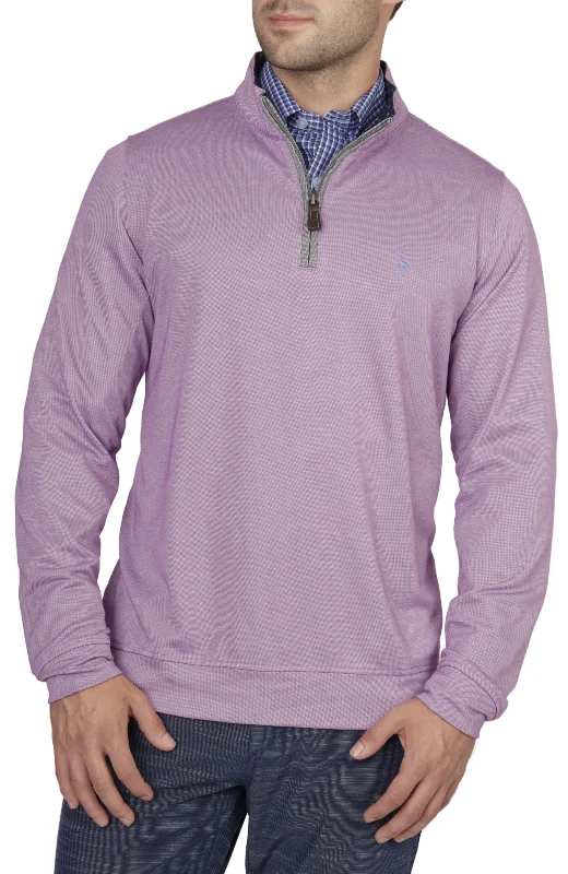 Melange Modal Quarter Zip Pullover (Extended Sizes Available 2X-6X)