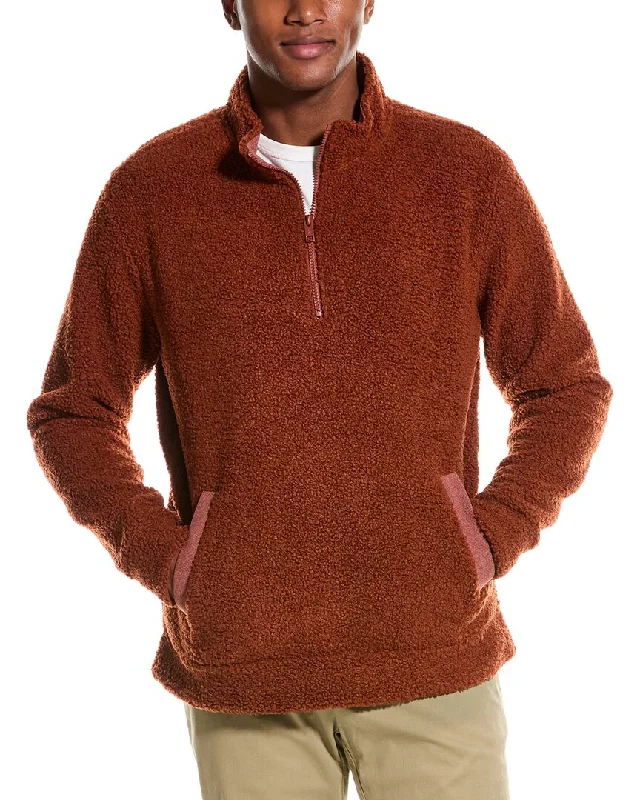 WEATHERPROOF VINTAGE 1/4-Zip Teddy Sherpa Pullover